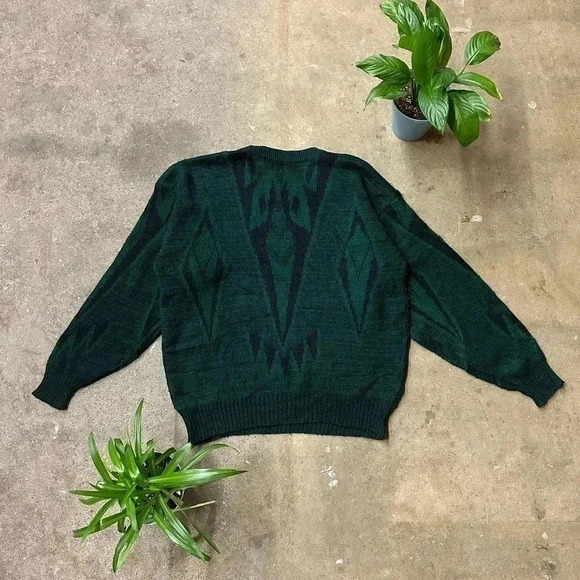 Vintage Luciano Divanni Abstract Sweater  Medium - Picture 2 of 4